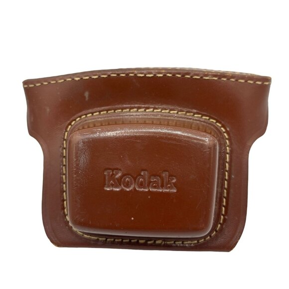 Vintage Kodak Leather Camera Case Brown 46f - Picture 1 of 5